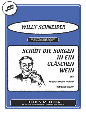 cover image of Schütt die Sorgen in ein Gläschen Wein